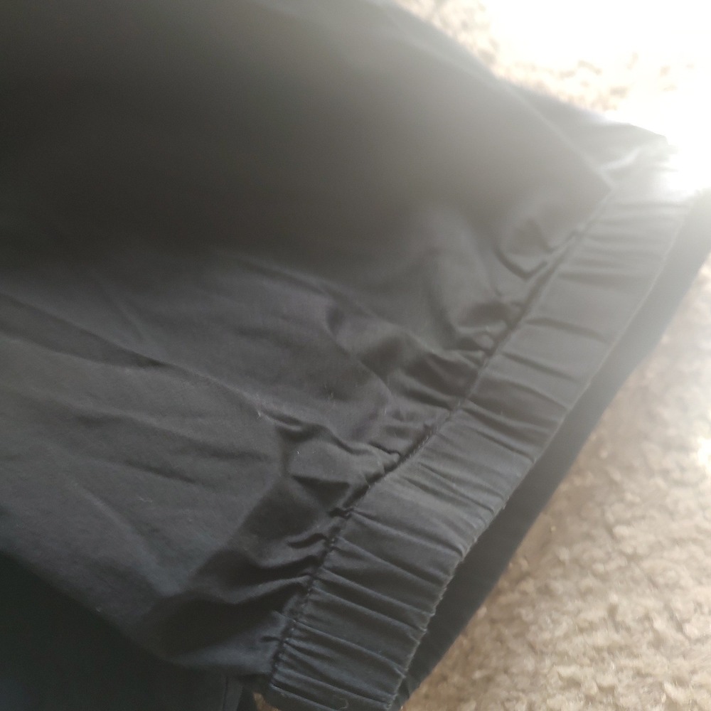 Alfani Black V Neck‎ Pleated Blouse Top Size 14